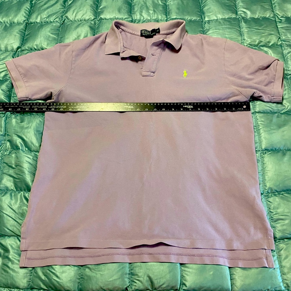 EUC Men’s Ralph Lauren Polo Lavender Short Sleeve Polo Sz XL. Retail $120.